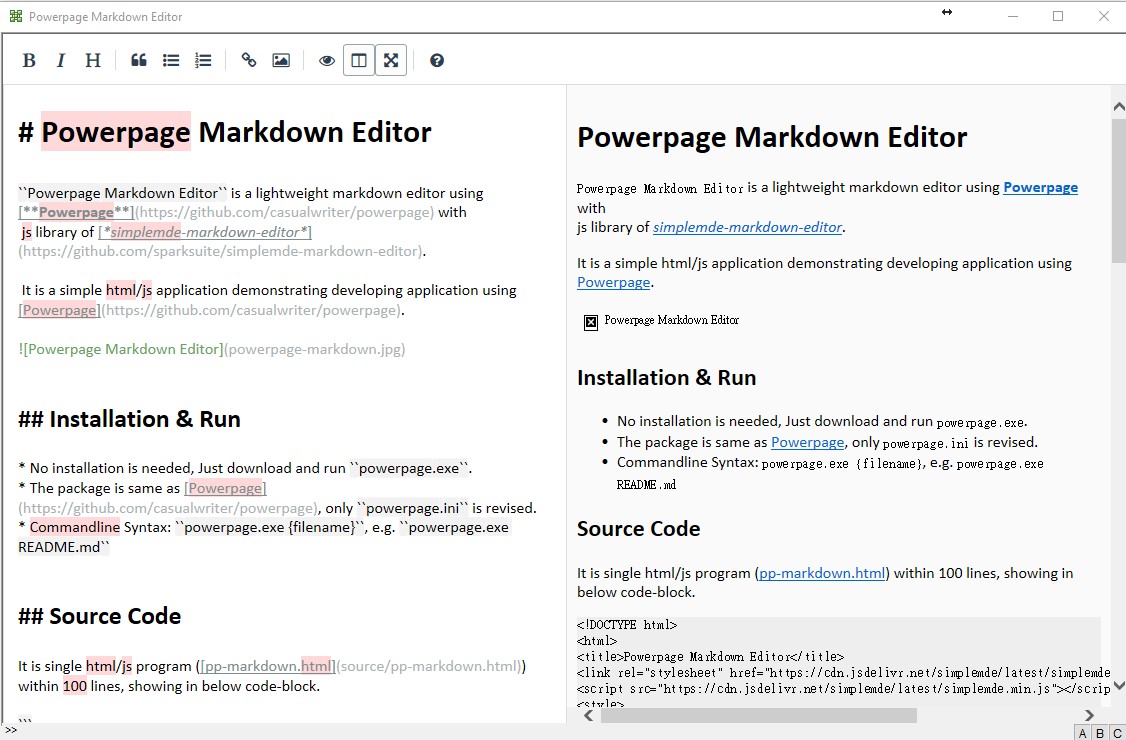 Powerpage Markdown Editor