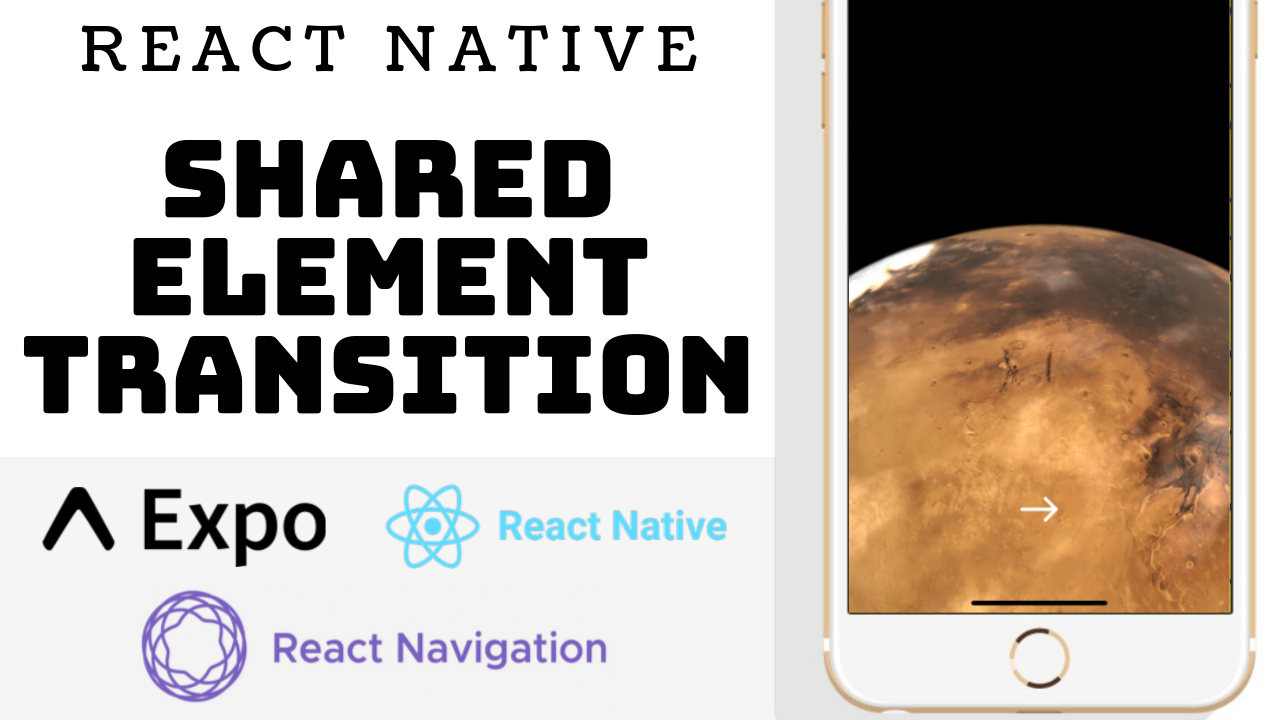 React Native Shared Element Transition Youtube tutorial