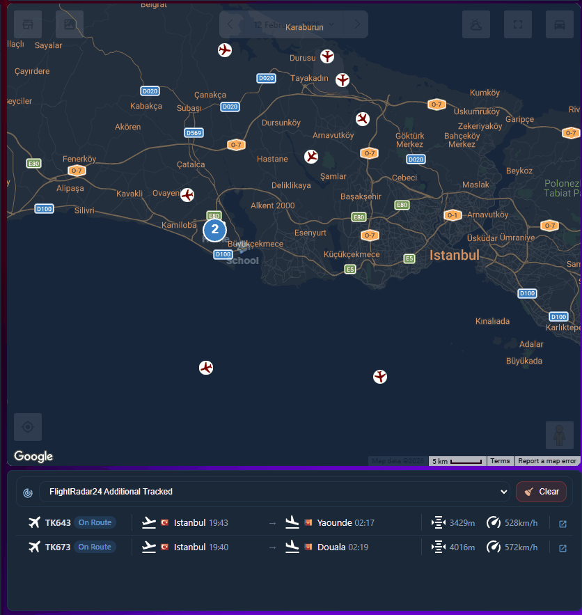 FlightRadar Panel