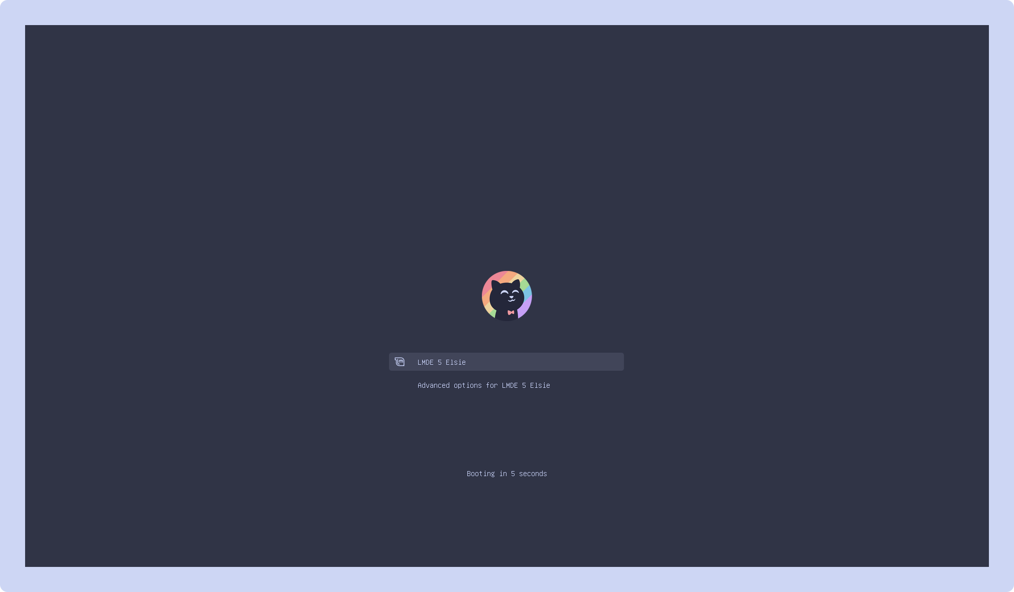 Catppuccin GRUB screenshot 3