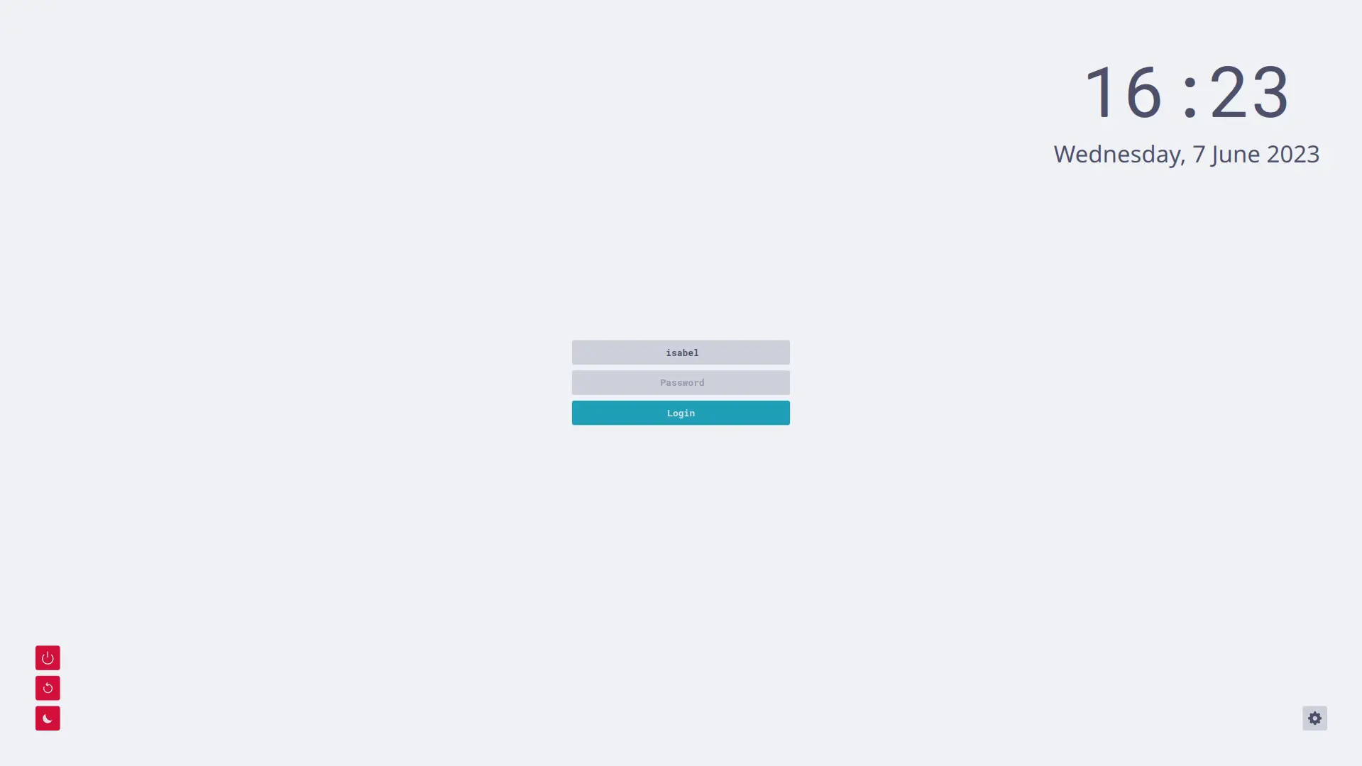 Catppuccin SDDM screenshot 2