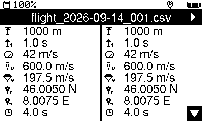 Ground Station flight-log statistics