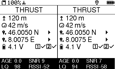 Ground Station live telemetry screen