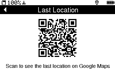 Ground Station recovery location QR code