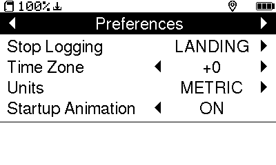 Ground Station Preferences settings page
