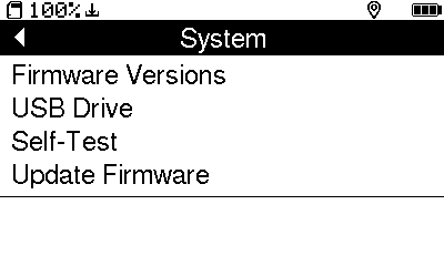 Ground Station System settings page
