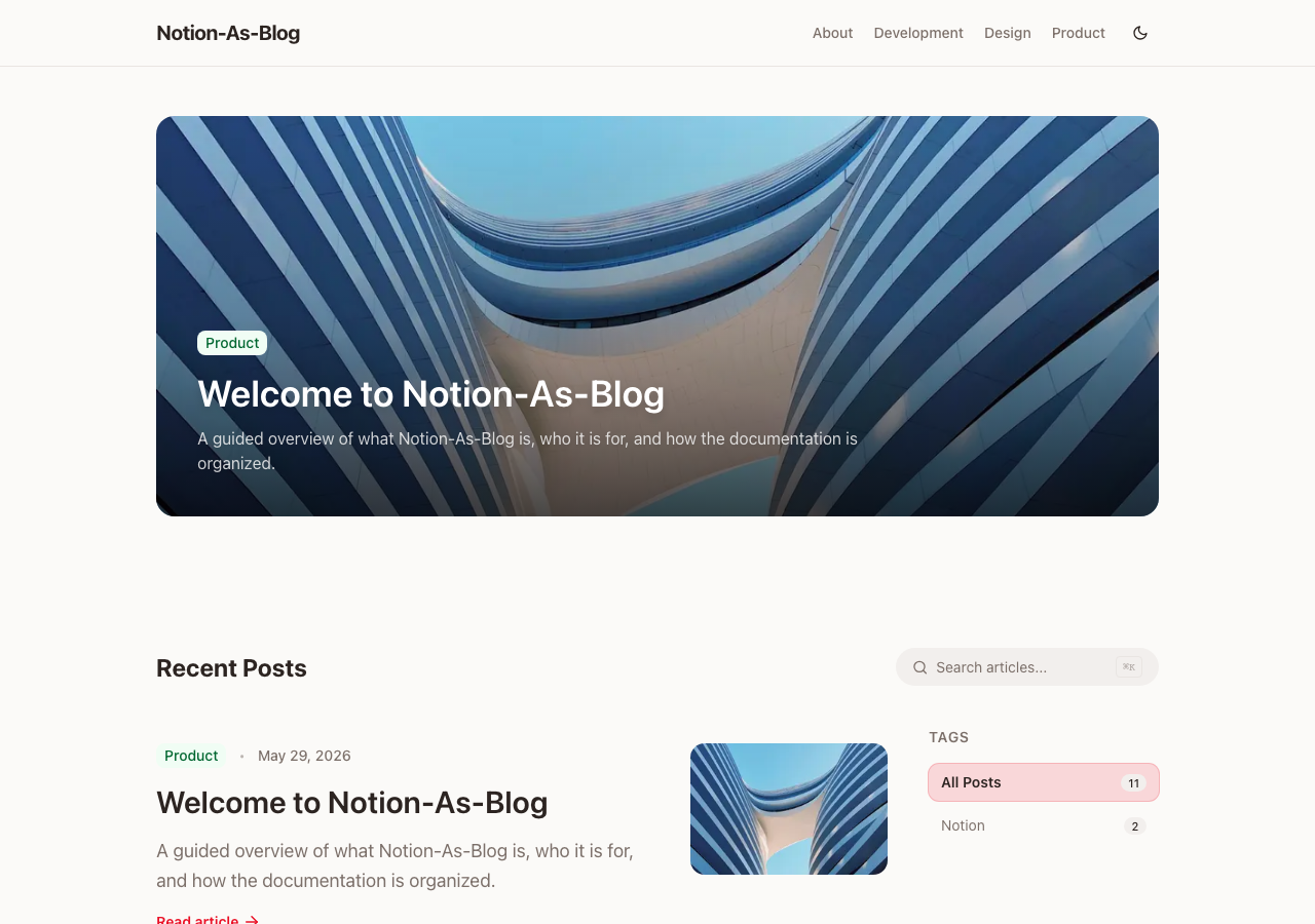 notion-as-blog 网站模板截图