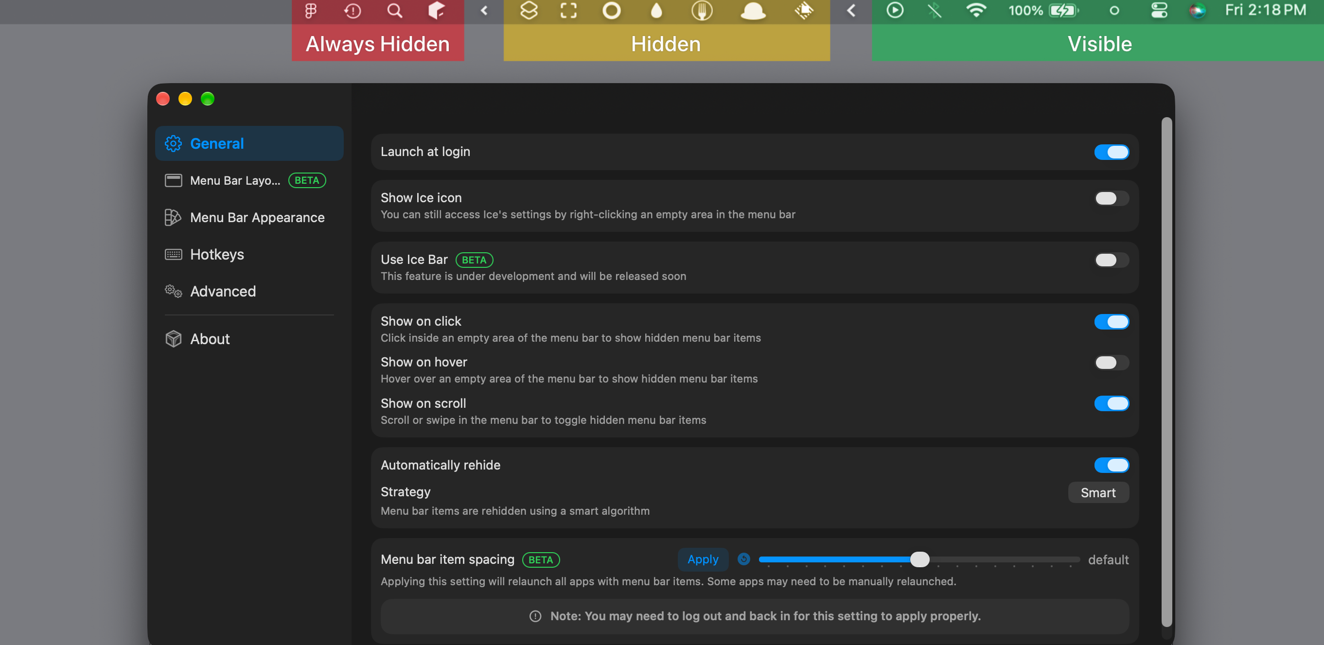 Ice (cavaldos) screenshot 1