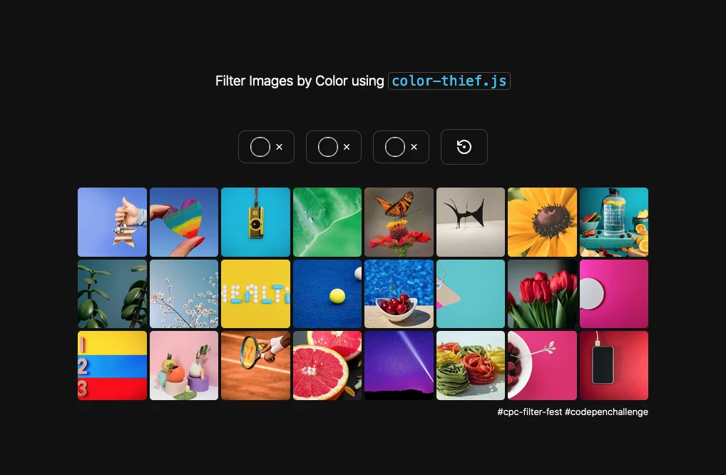 [cpc] Filter images by color