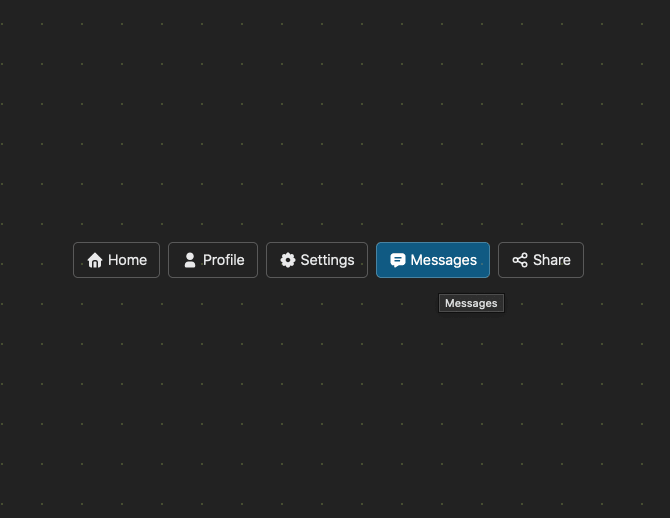 Nav with elastic sliding indicator