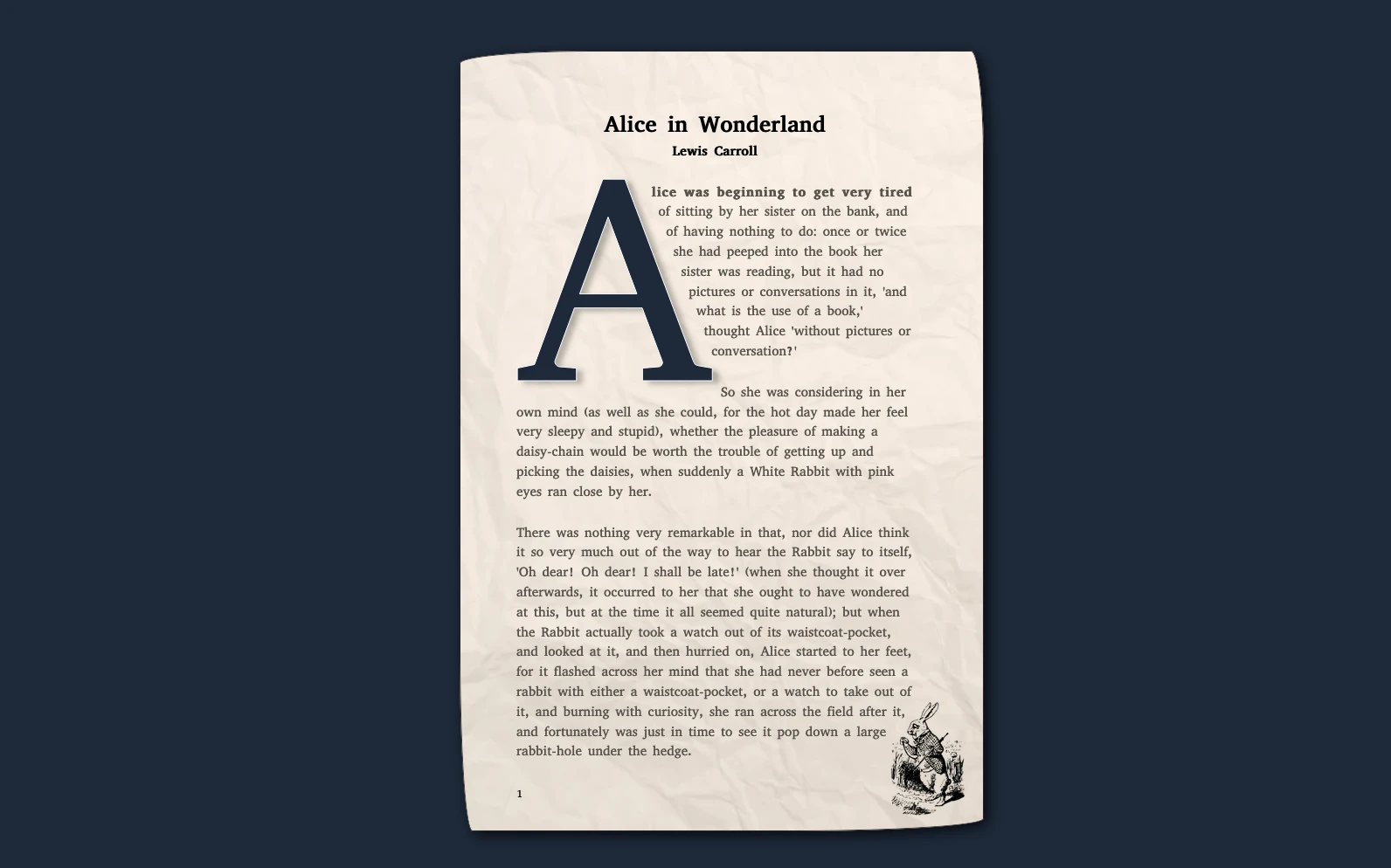 Alice in Wonderland