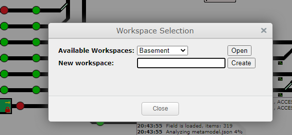 WorkspaceSelection