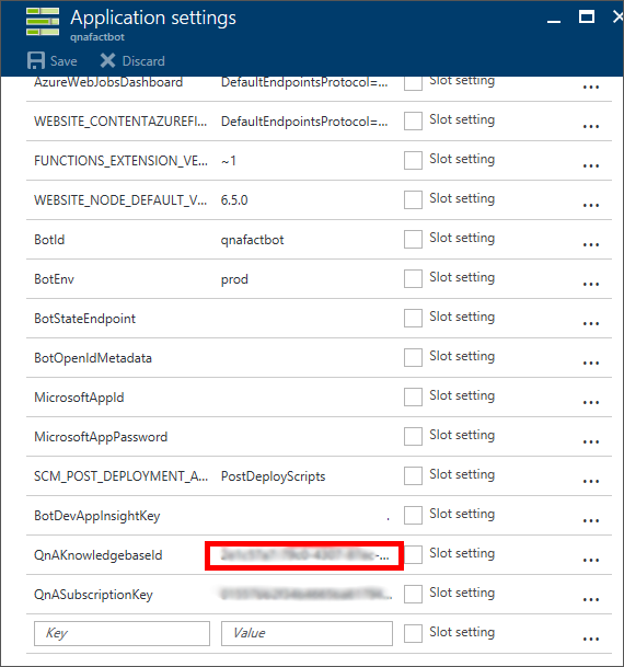 Copying the knowledge-base ID