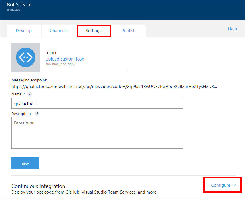 Configuring continuous integration