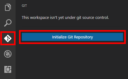 Initializing a local Git repository