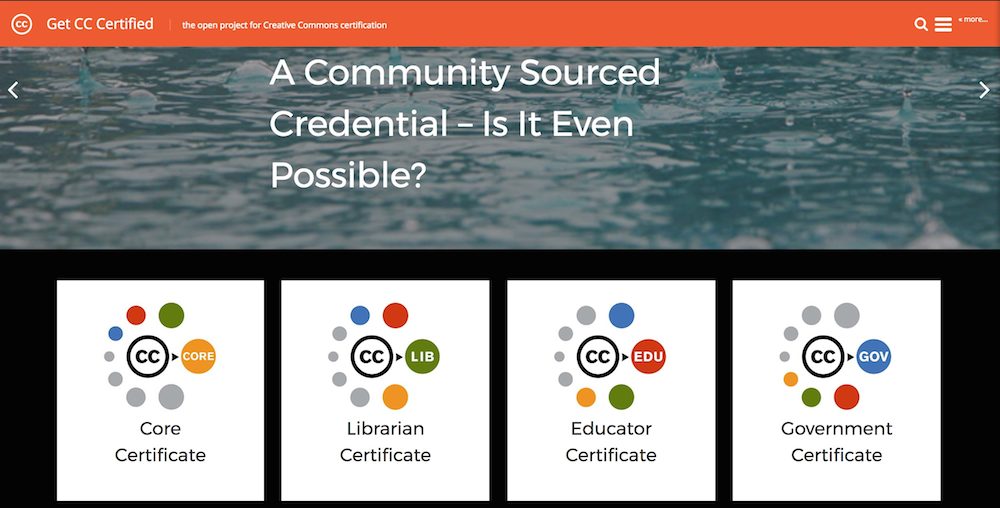 CC-Certified Web Site