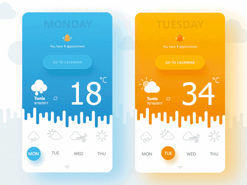 Weather application - Design