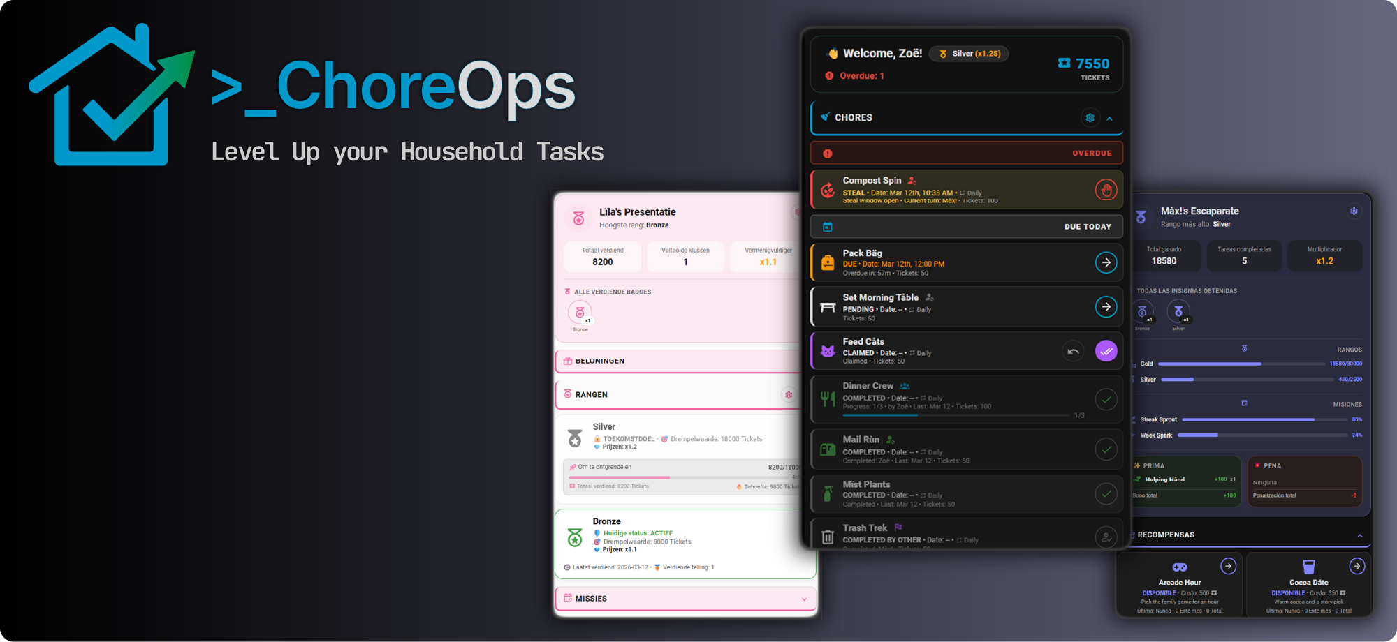 ChoreOps - Level Up Your Household Tasks