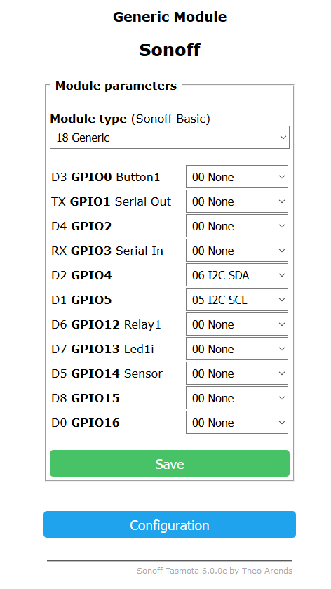 Tasmota Generic_Config_Menu