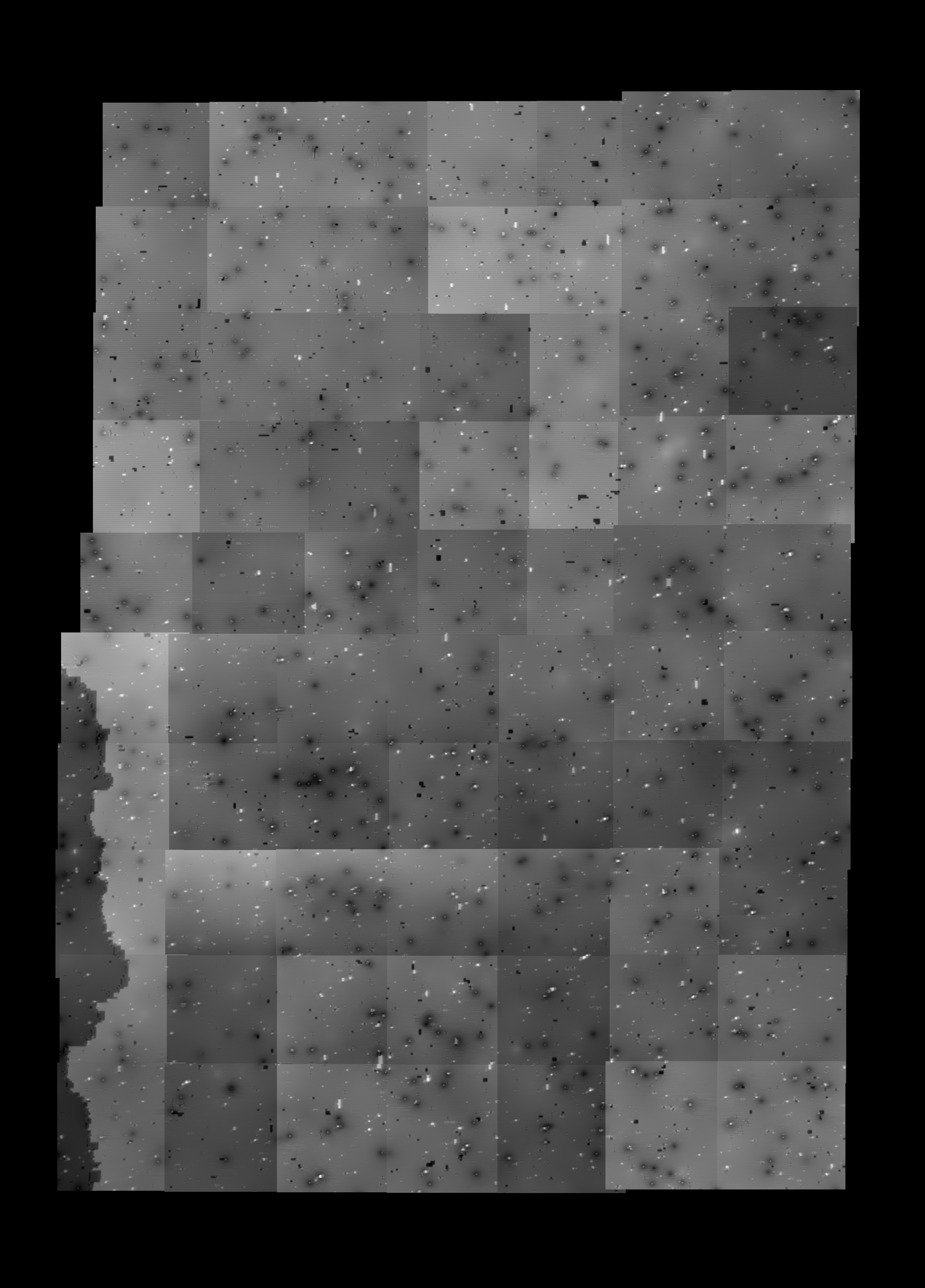 Stitched STM surface scan