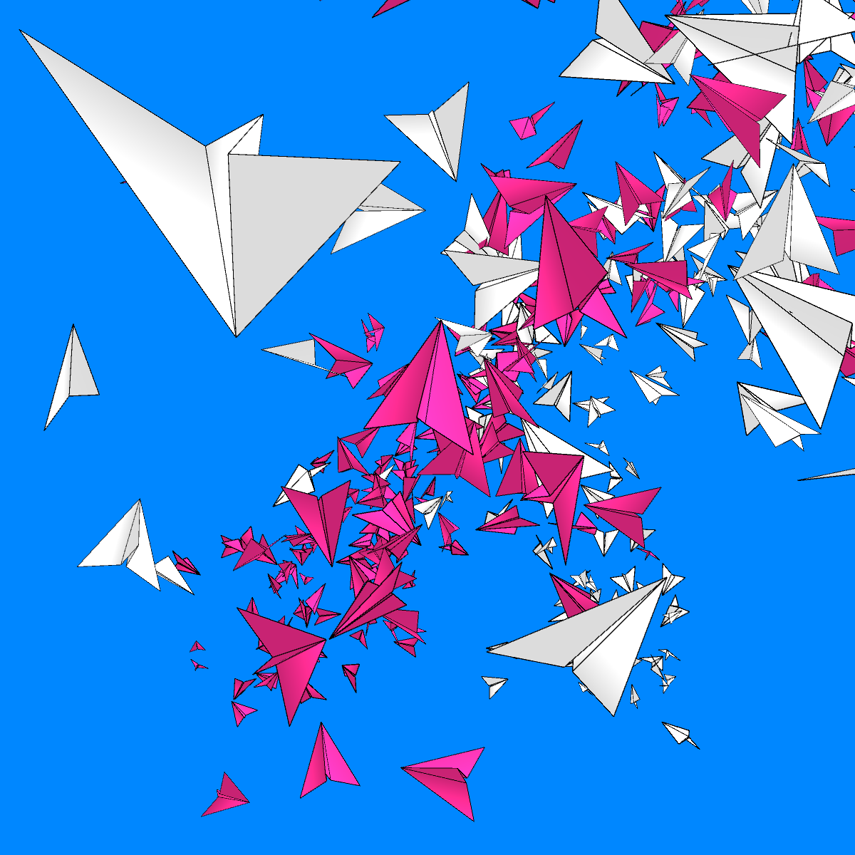 GitHub - cdax/paperplanes: Simulating communities of paperplanes that ...
