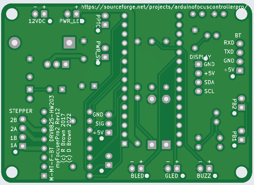 PCB back side