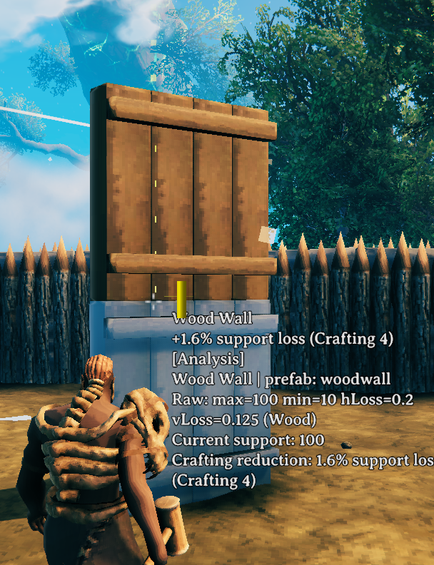 Normal wood wall stacking without forced rotation
