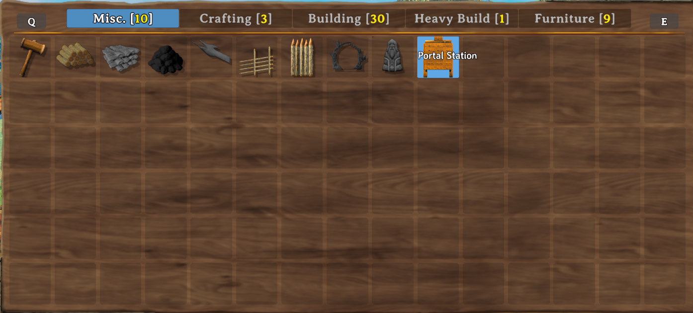 Portal Station in the hammer menu
