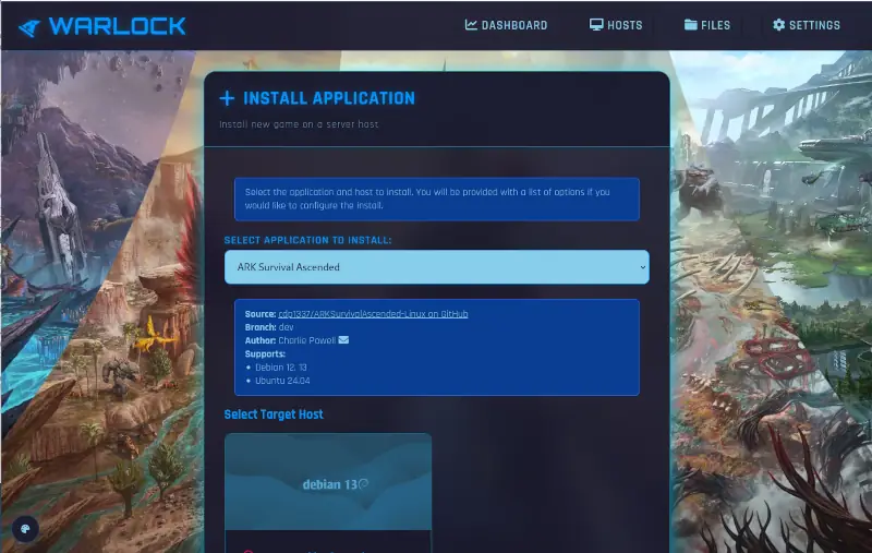 Warlock ARK Support