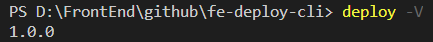 安装auto-deploy-cli