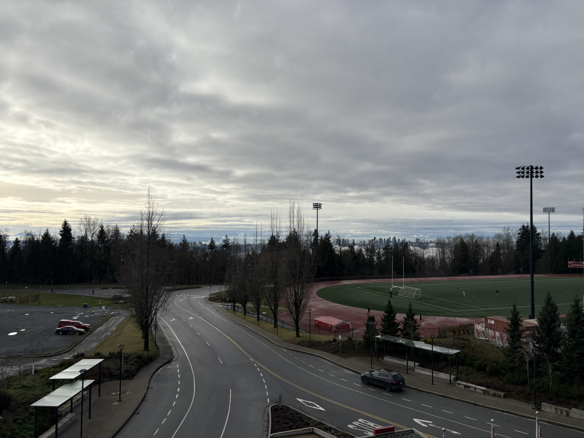 从山上往下看Burnaby