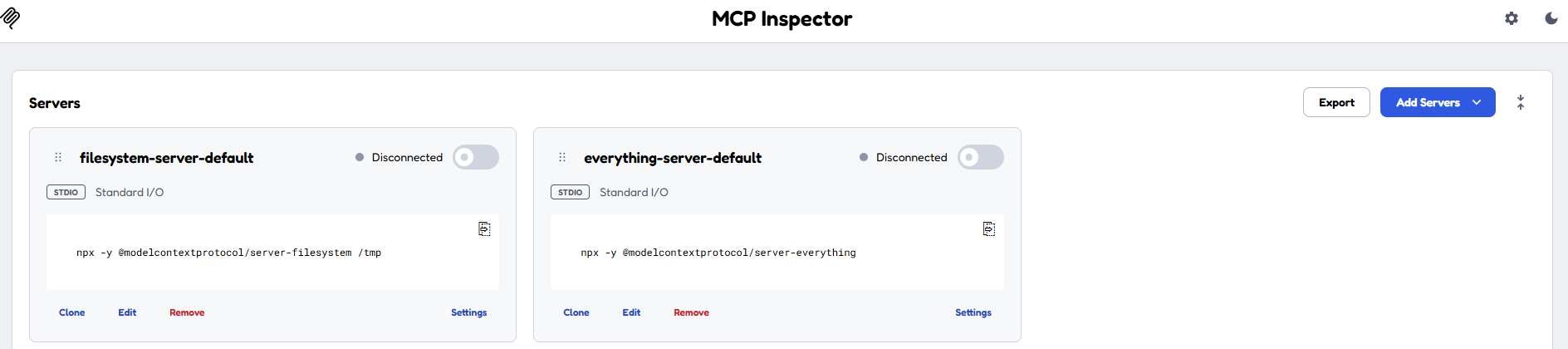 MCP INSPECTOR