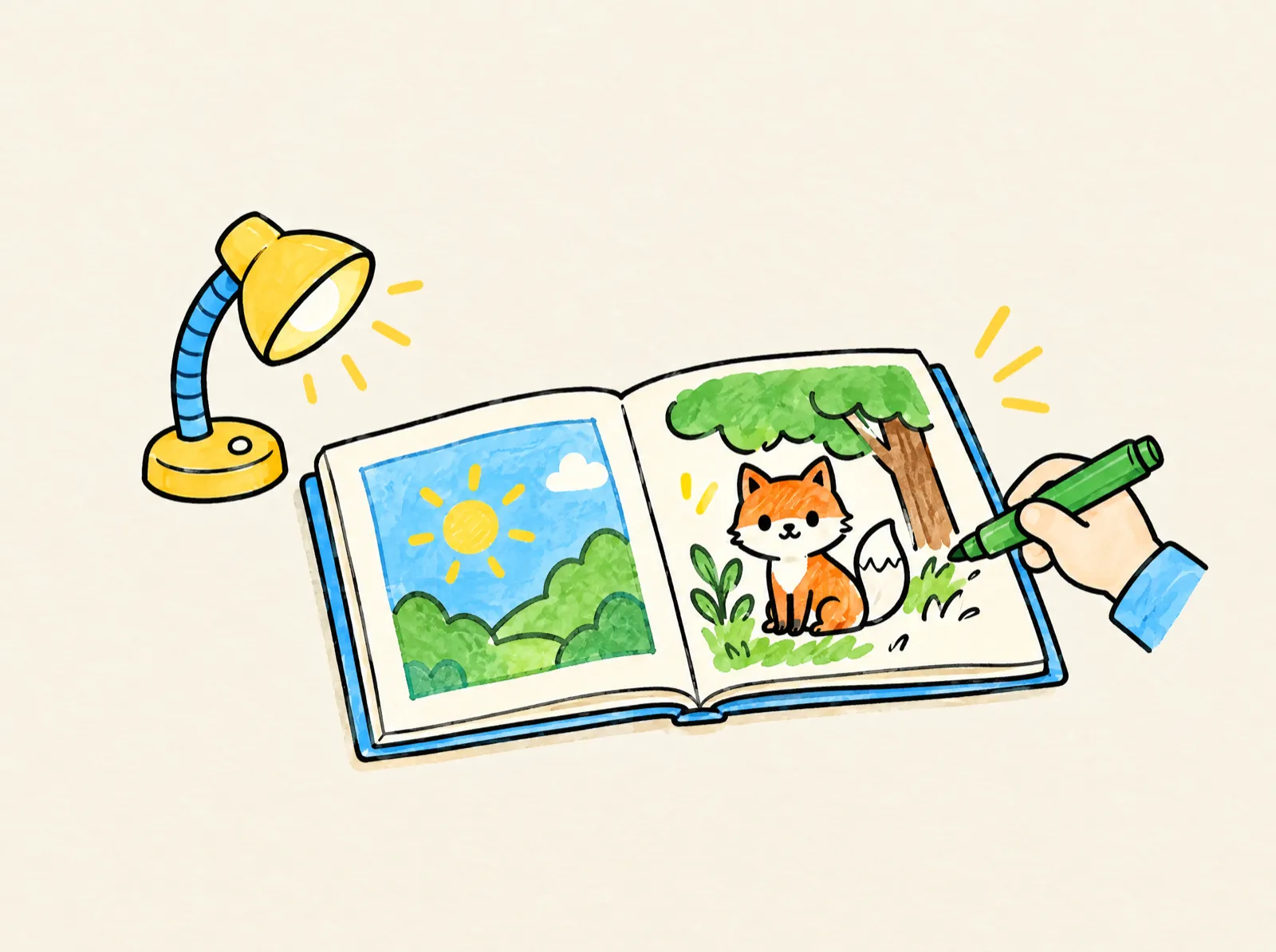 A picture-book page
