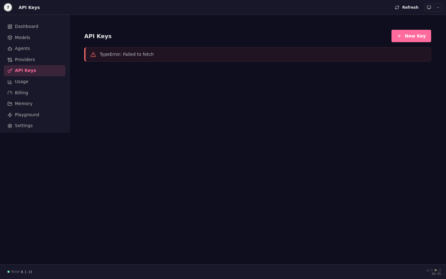 Chest API keys