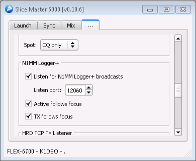 N1MM Logger+ Settings