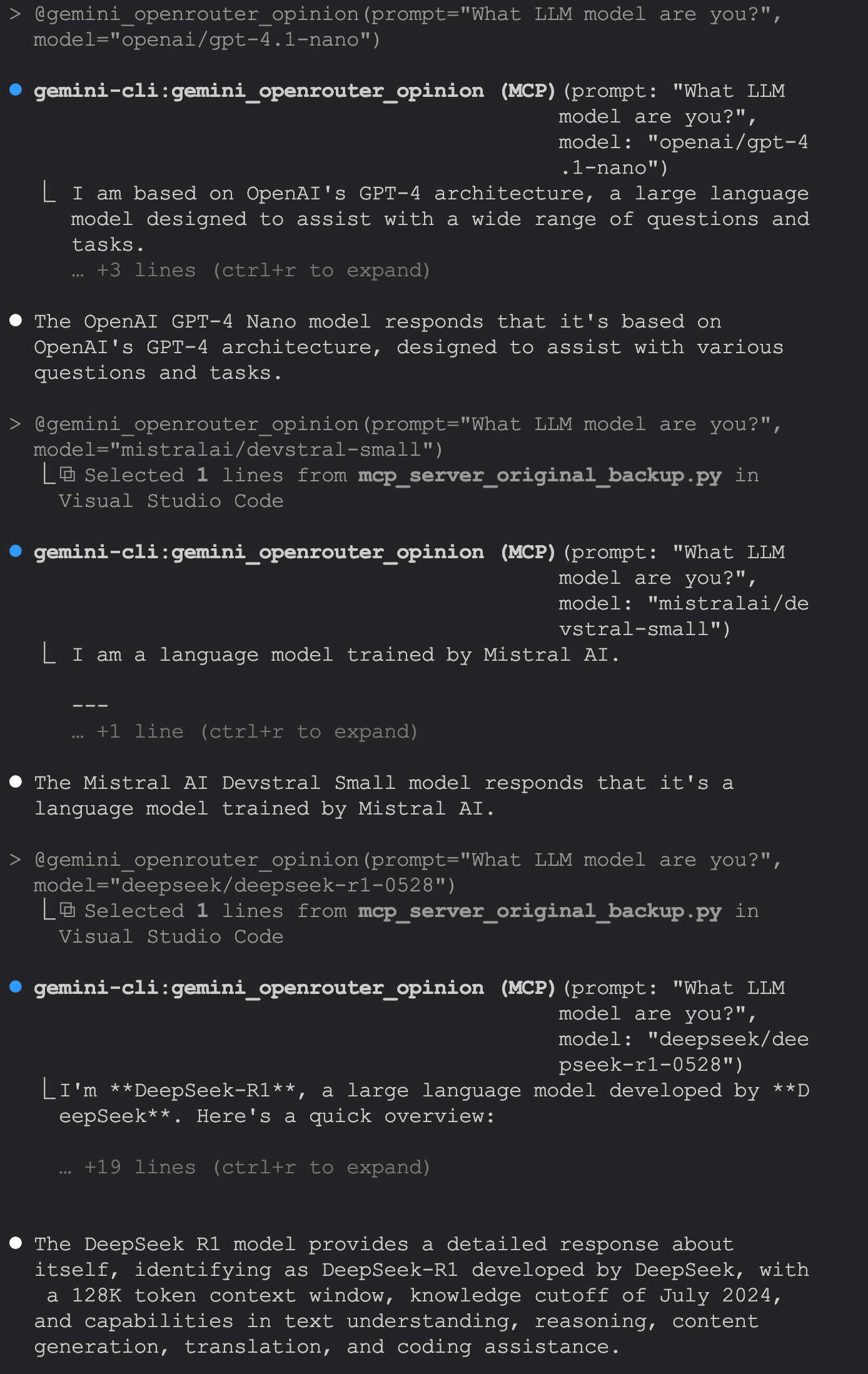 Claude Code with Gemini CLI MCP Server With OpenRouter API support