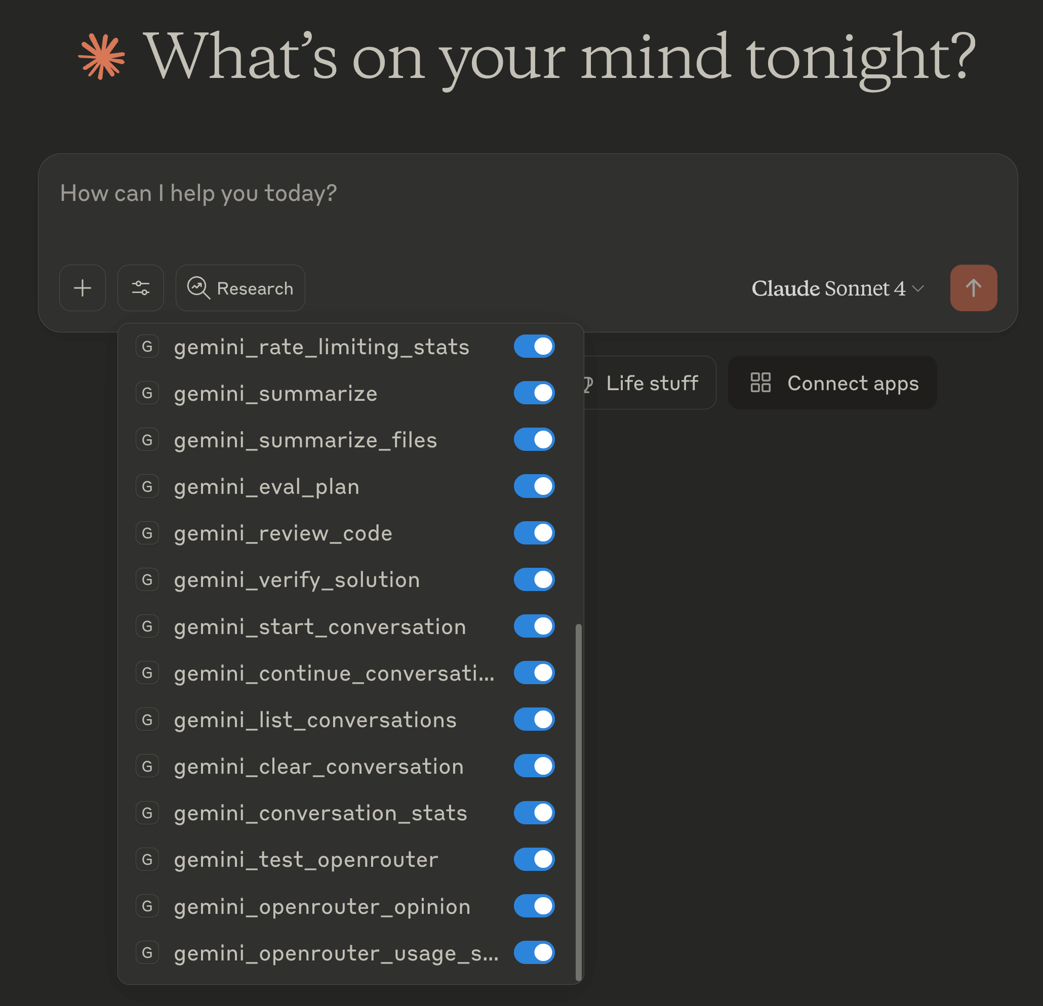 Claude Desktop with Gemini CLI MCP Server With OpenRouter AI Collaboration