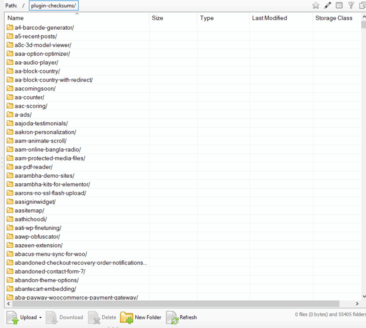 Plugin Checksums in Cloudflare R2 S3 Bucket