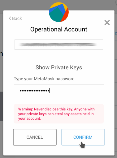 Show Private Keys