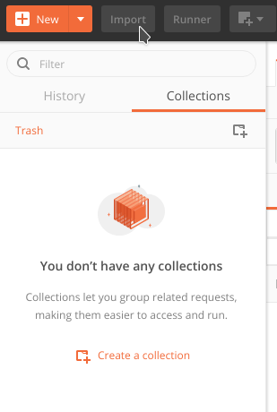 Import API Collection into Postman