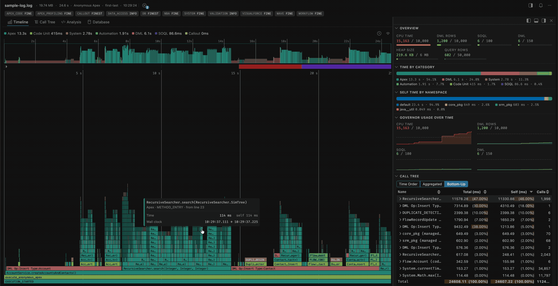 Apex Log Analyzer Preview