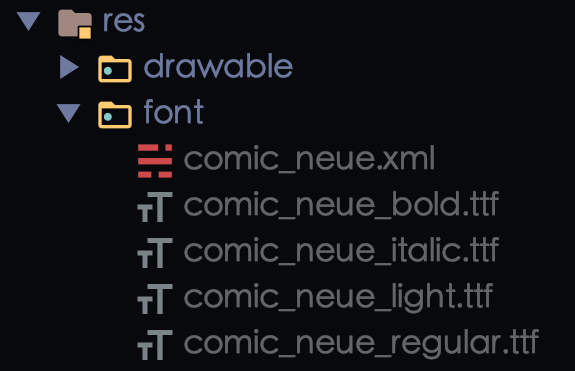 font-folder