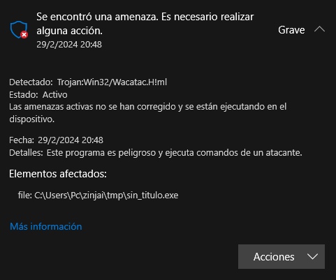 Windows Defender "Threat"