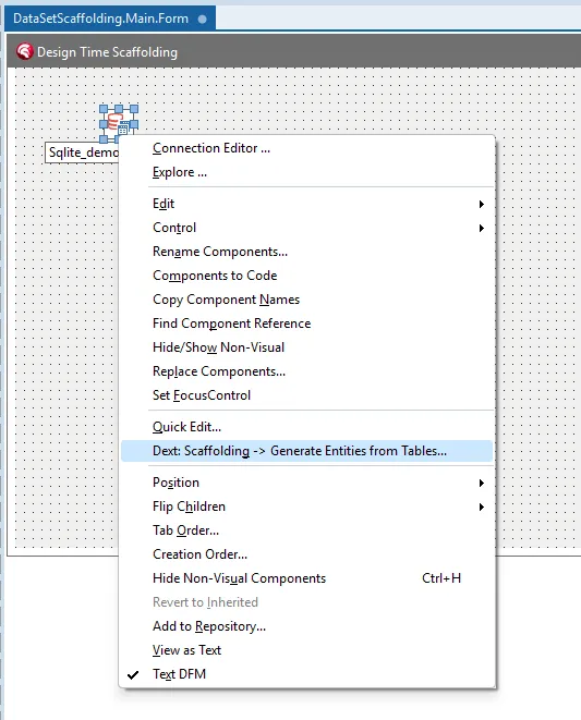 Step 1: Dext Context Menu