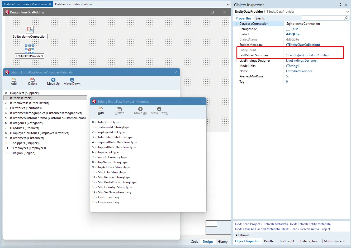 Step 4: Entity Metadata Editor