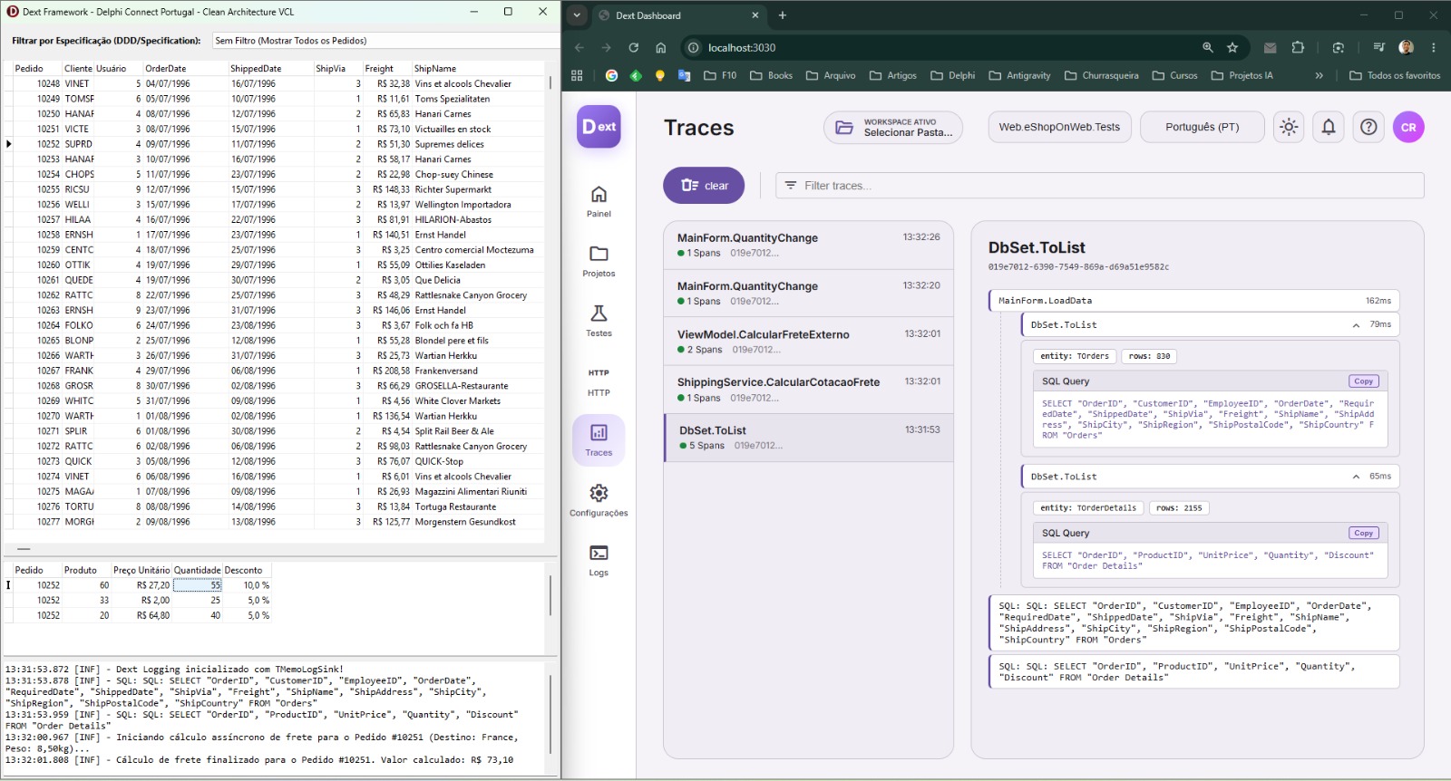 Real-Time Telemetry Integration with running VCL Application