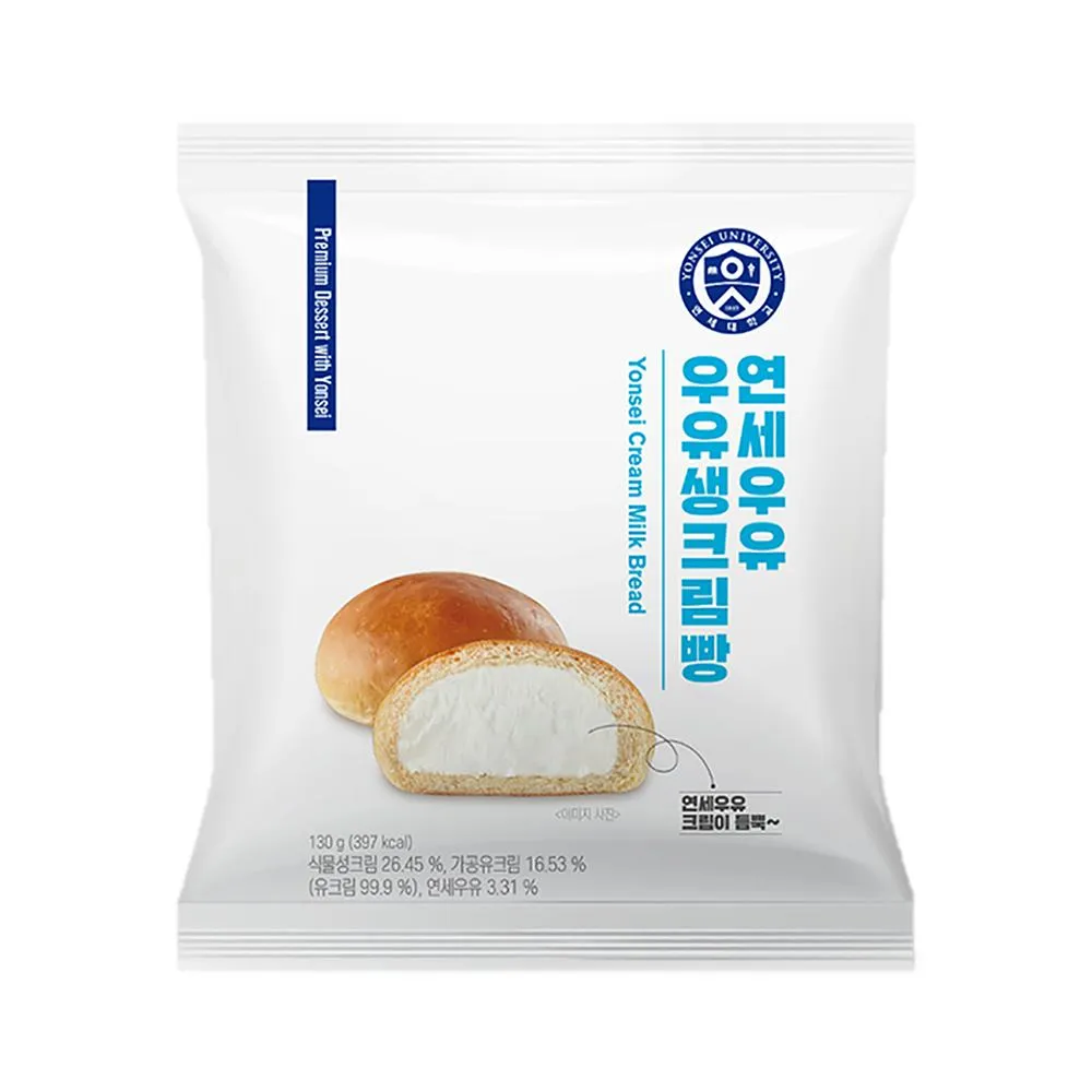 Product packaging of a famous south korean milk bread producer