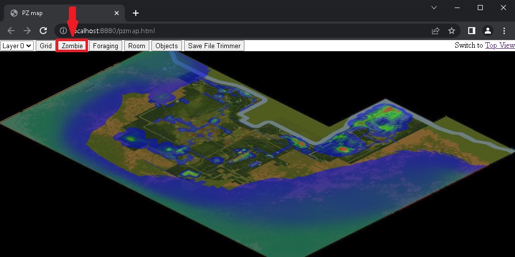 Zombie Heatmap Example