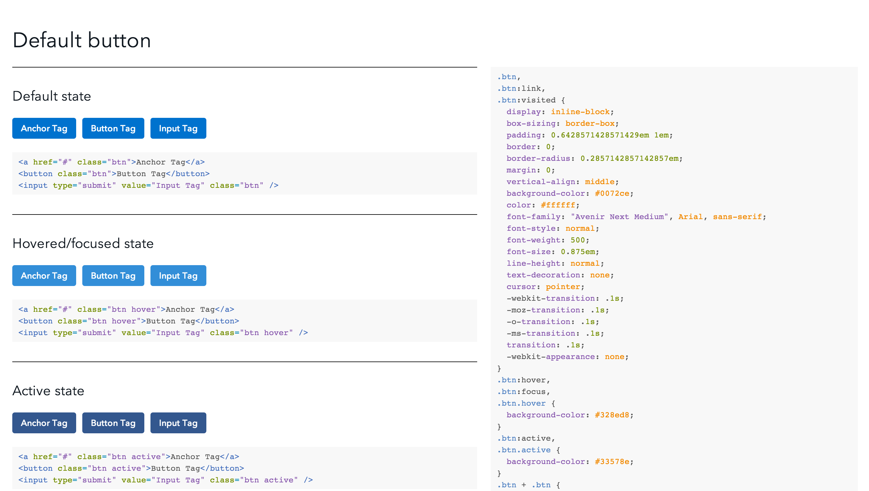 code_examples template screenshot