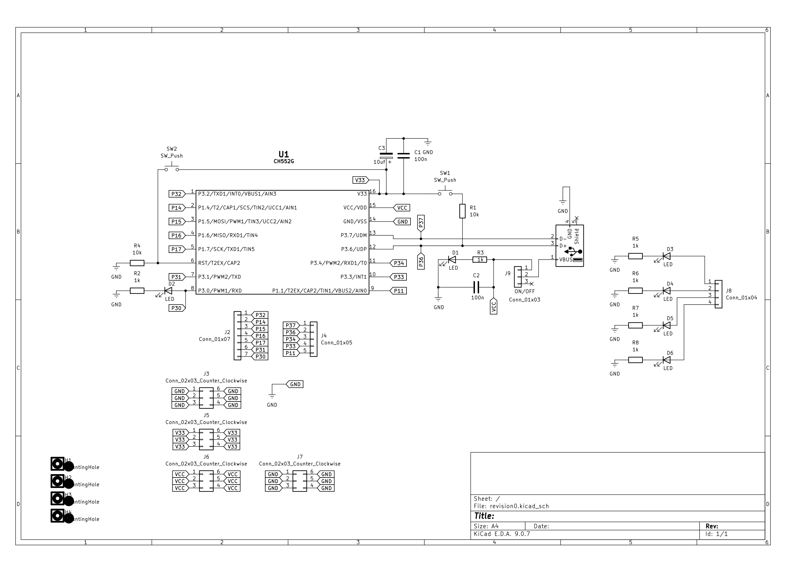 Pcb ch552 devboard, from the project README
